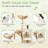 48" Tall Wooden Cat Tree