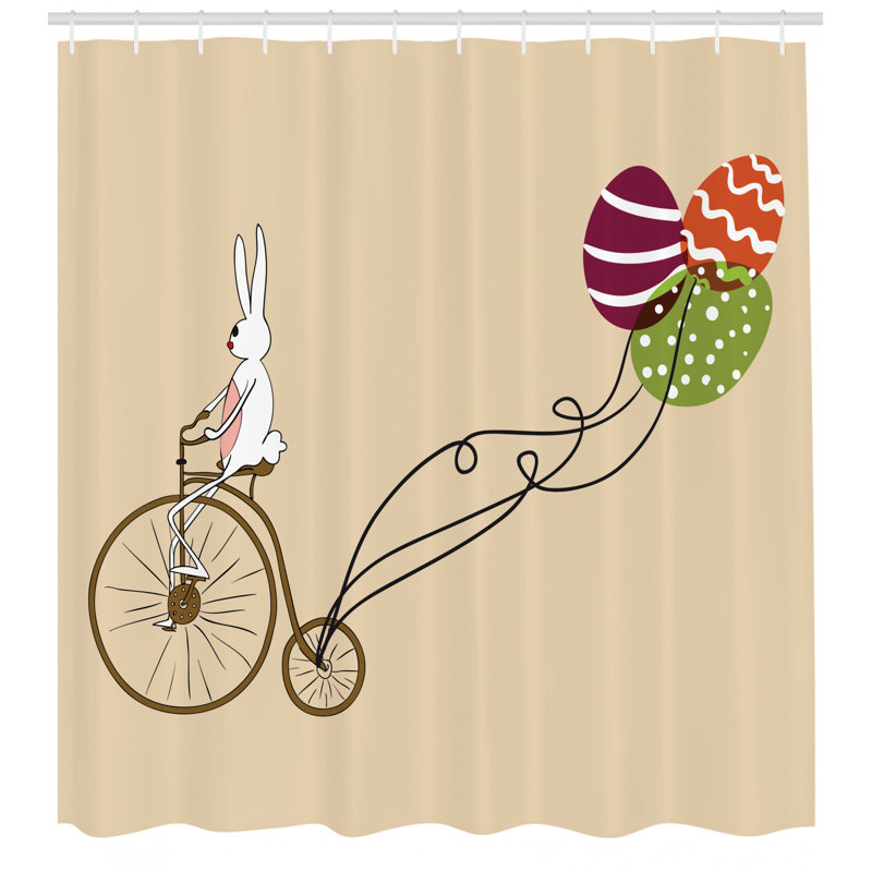 Ensemble de rideau de douche + crochets, H 70 po x l 69 po