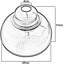 43.18cm H Metal Bowl Pendant Shade ( Uno ) in Army Cama