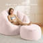 Repose-pieds 29 po en fausse fourrure-2145487935