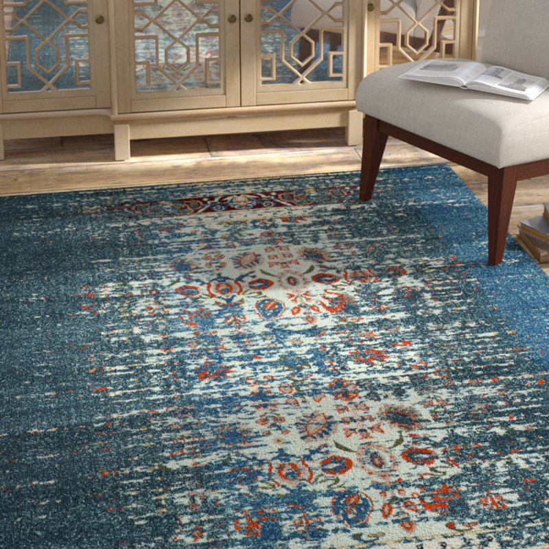 Tapis abstrait Amico Performance, Rectangle 6 pi 7 po x 9 pi 2 po
