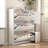3 Drawer Flip Down Shoe Storage Cabinet With Bench For Hallway