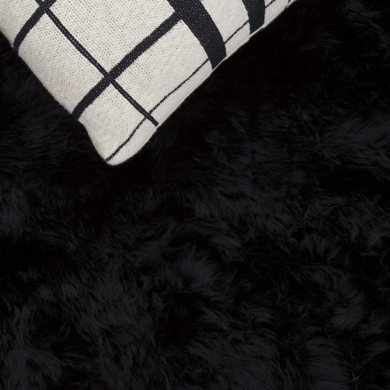 Tapis à motif de peau de mouton Tateos, Tapis de couloir 2 pi x 8 pi 5 po