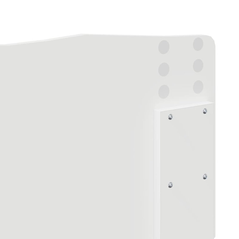 Headboard, EU Double - 135 x 200 cm, Gloss White