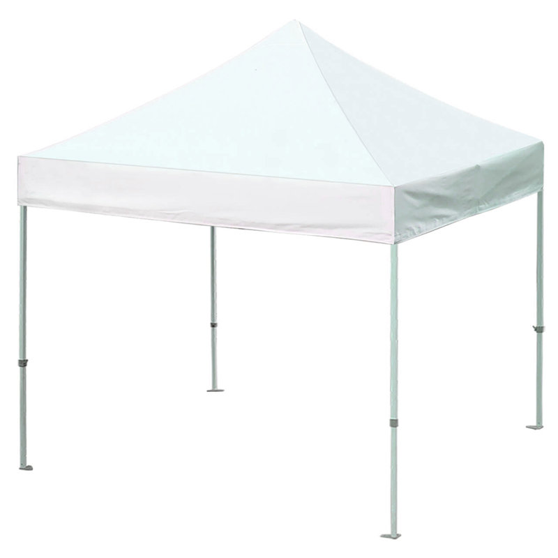 Amaziyah Steel Pop-Up Canopy, 10ft x 10ft, Ivory