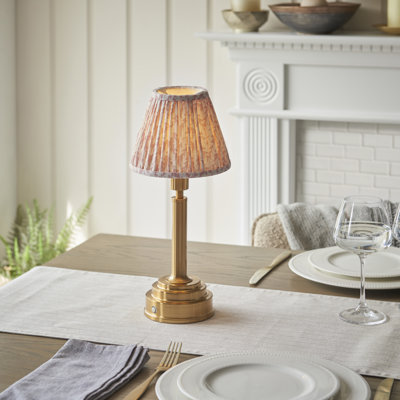 Upton Rechargeable Metal Table Lamp