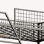 Lit mezzanine simple en métal noir pour chambre à coucher avec rangement pour lit superposé et éclairage à DEL-892366270