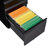3-drawer Mobile Filing Cabinet With Lock – Metal Under-desk File Cabinet For Legal/letter/a4 Size, 2 Stationery Drawers (1 Pencil Tray) + 1 File Drawer, 5 Casters (2 Brakes + 1 Anti-tip), Easy Installation-776439642