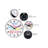 Round Plastic Wall Clock 12 Inches