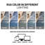 Tapis gris / bleu / blanc Willington-445756293
