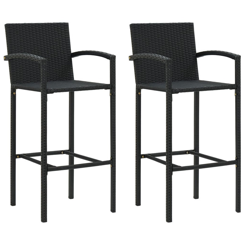 Tabouret de bar 30,5 po Khiandra, Brun, H 31,5 po