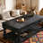 Farmhouse Lift Top Coffee Table Hidden Storage Trays Fixed Shelf-684071813-684071808