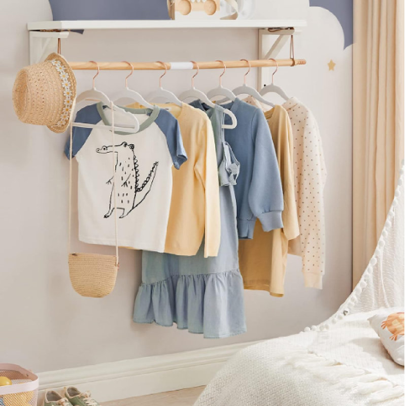 Non-Slip Standard Hanger, White