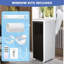 3-in-1 Portable Air Conditioner with 8000 BTU Cooling, Dehumidifier & Fan for Rooms up to 350 Sq.Ft, Quiet Operation with Remote Control