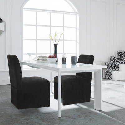 Upholstered Side Dining Chair by Ebern Designs