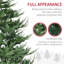 Arbre de Noël artificiel 9 pieds, arbre de Noël à charnière en pin avec branches réalistes 1939, base en acier, ouverture automatique, vert-875640660