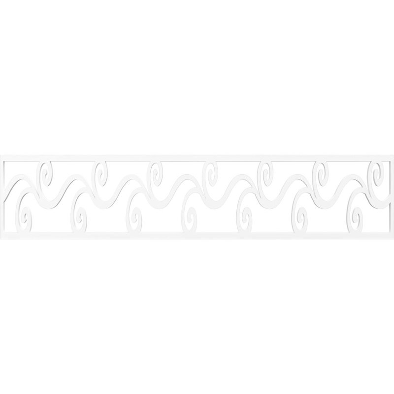Moulure à panneau Tilden, H 10 po x l 46,75 po x P 0,38 po, PVC de qualité architecturale