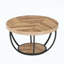 Table basse ronde avec 6 cadres en forme d'arc