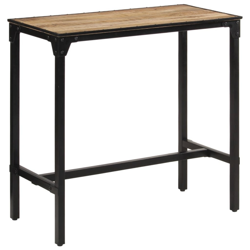 Annanya Rectangular Metal Outdoor Bar Table , 110cm cm W 55cm cm D