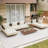 8-Pieces Teak Modular Outdoor & Patio Sectional Sofa Set With Coffee Table-500458222
