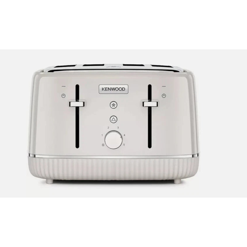 4 Slice Elegancy Toaster Clotted Cream, Cream