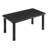Alvia 72" Rectangular Oak Wood Dining Table in Black-123650110