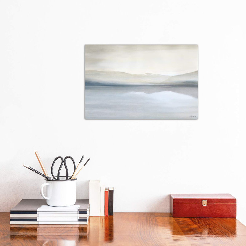 Lake Majesty - Wrapped Canvas Painting, 30.48 cm H x 45.72 cm W