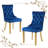Velvet Upholstered Dining Chair with Wood Legs-683354871-683354867-683354876
