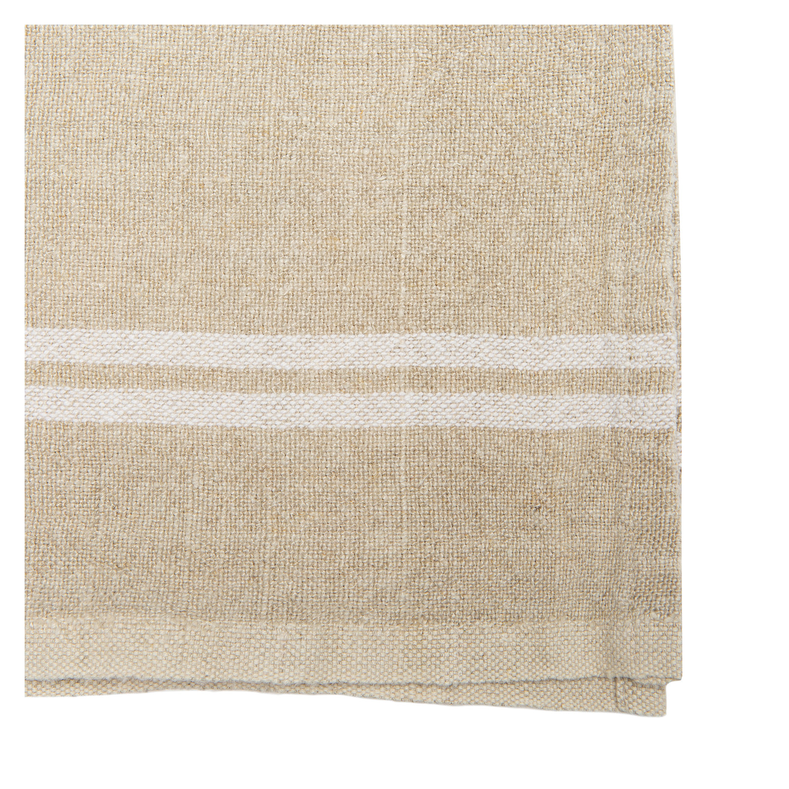 Bronwen Linen Square Napkin, Natural/Ivory