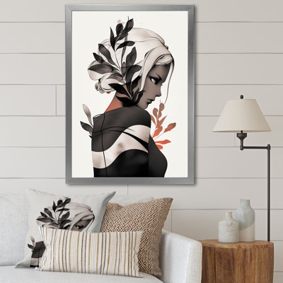 Dessin de femme tropicale, dessin I