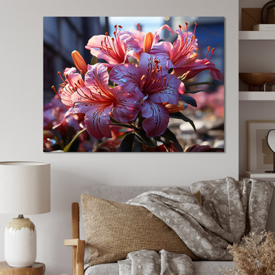 Graffiti, rhododendron, oasis urbaine I