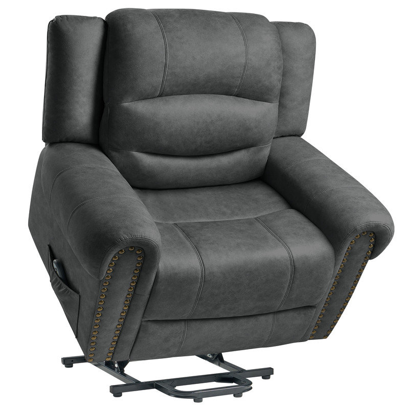 Fauteuil inclinable électrique Attore, Black Fabric