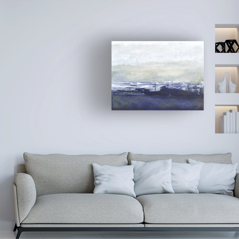 " Blue Glimpse ", 35" H x 47" W