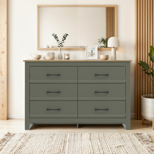 Limestone 6 Drawer Chest of Drawers