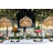 Skyla Rattan Lantern Geometric Chandelier