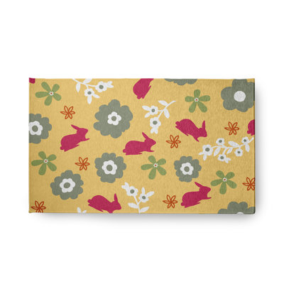 Ardoth Chenille Floral Indoor Rug