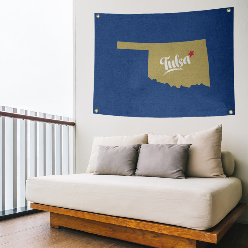 Tapisserie murale oklahoma sports, H 26 po x l 36 po
