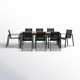 Evonne 134'' Rectangular 8 - Person Outdoor Dining Set