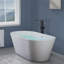 Topcraft Single Handle Floor Mounted Freestanding Tub Faucet with Handheld Shower-73021206