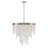 Meily 6 Light Antique Silver Chandelier-1204119626