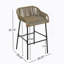 Ensemble de 2 tabourets de bar à pousser
