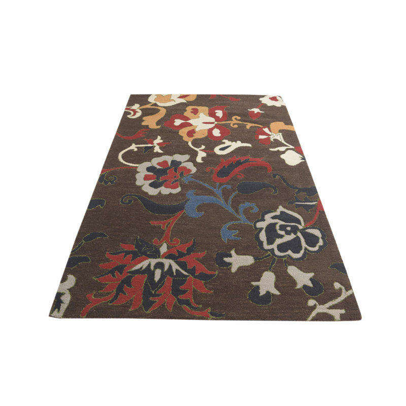 5x8 Pimentel Dark Brown Rug