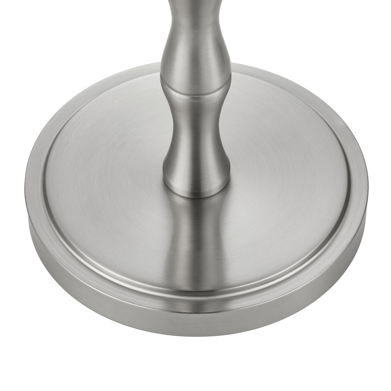 Hannover Traditional Standard Floor Lamp, Brushed Nickel