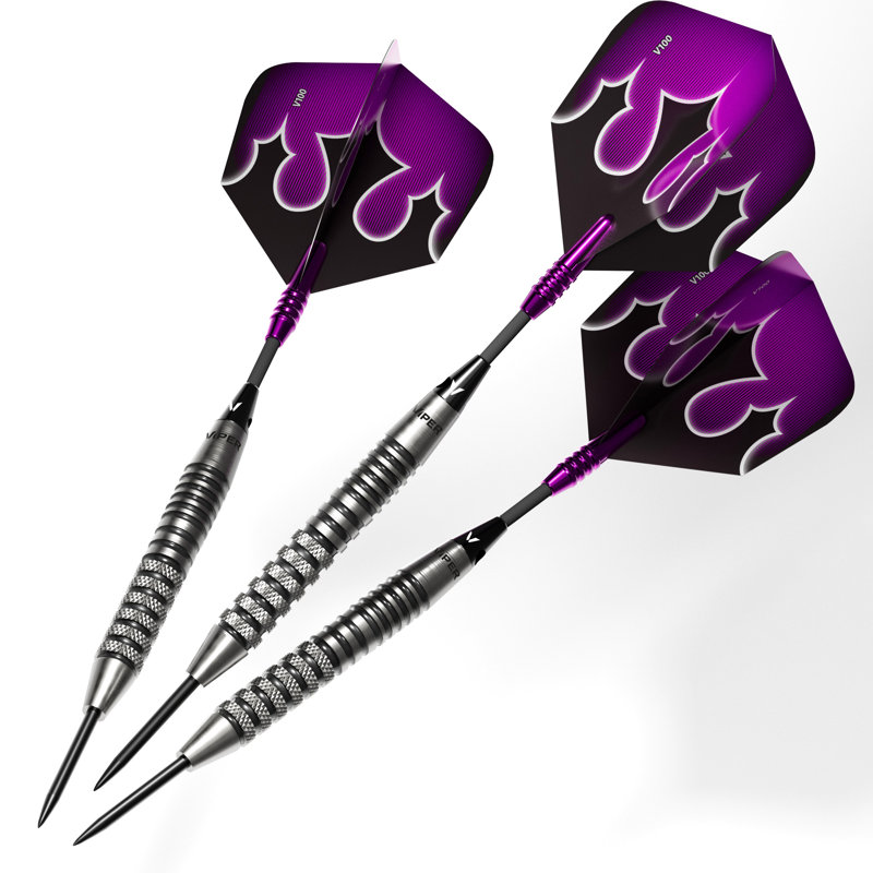 Ensemble de fléchettes Viper Shot King 80% tungstène | Mauve | 21 grammes