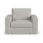 Fauteuil modulaire en polyester à accoudoirs larges de 49 po Flex-100682590-124389742