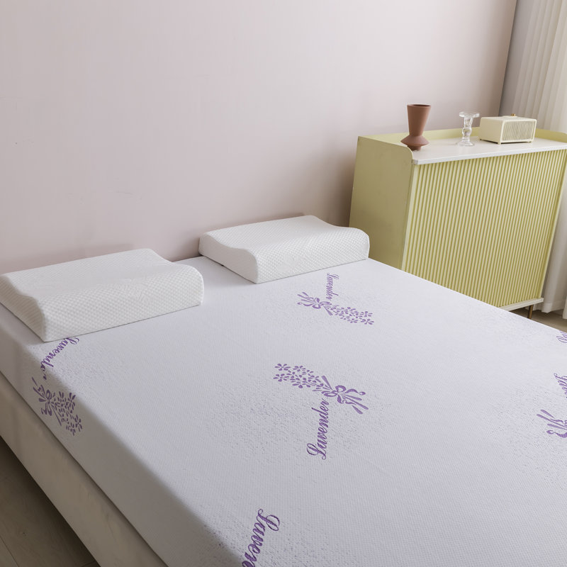  EGOHOME 6" Lavender Medium Memory Foam Mattress, Full, 6"