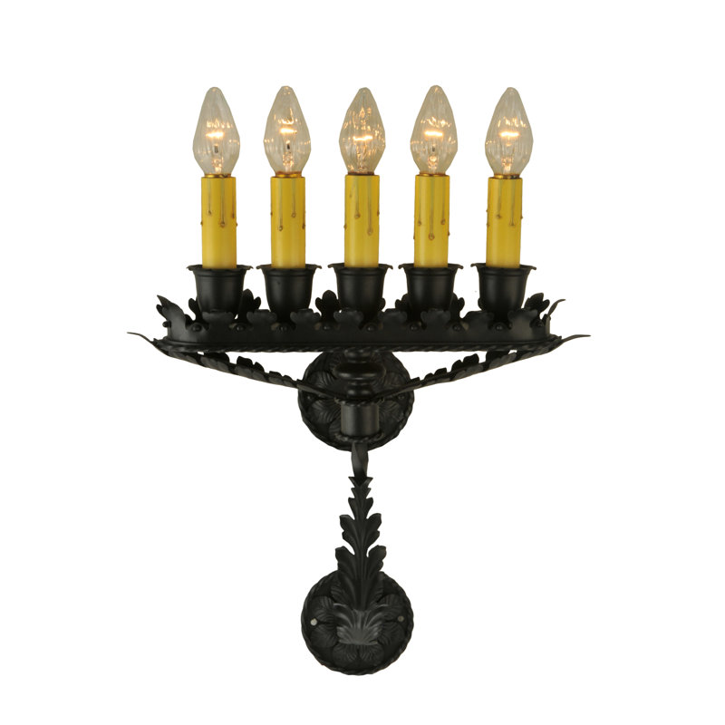 Victorian 5 - Light Candle Wall Light