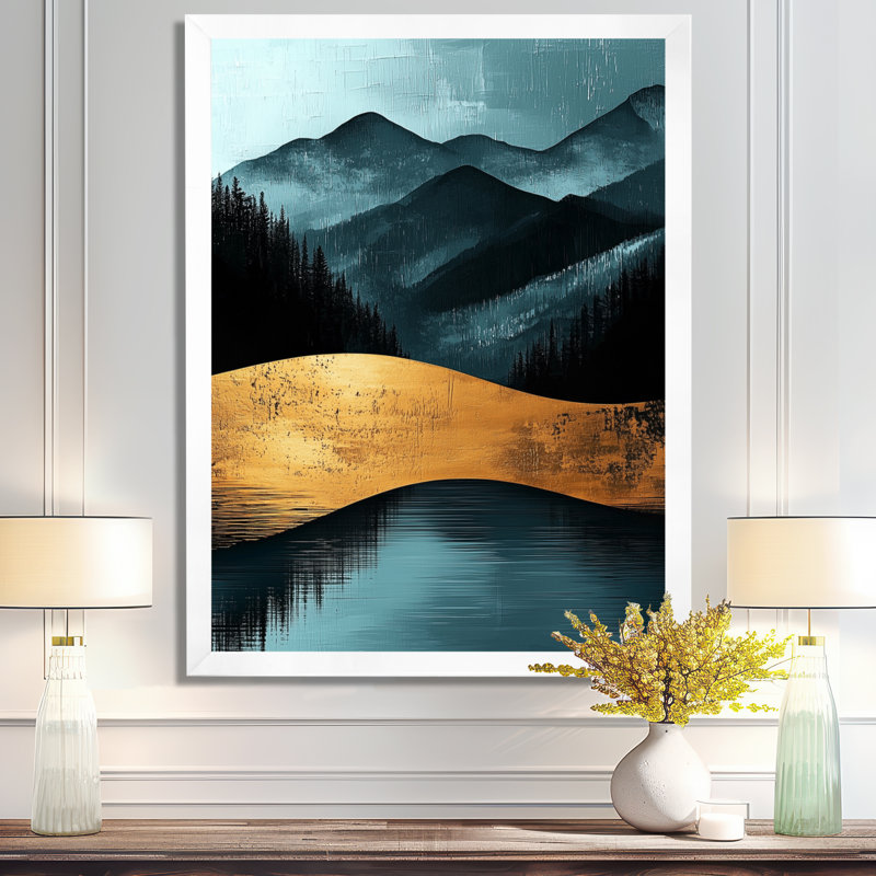Richgrove - paysages, art mural, H 20 po x l 12 po, Picture Framed, Blanc