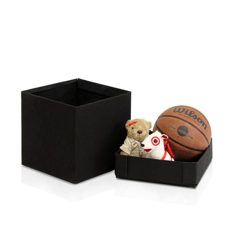Repose-pieds rangement Jordan, Noir