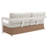 Sofa White & Brown